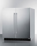 Summit - 30" Wide Built-In Refrigerator-Freezer | FFRF3075WSS