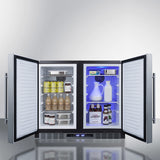 Summit - 36" Wide Built-In Refrigerator-Freezer, ADA Compliant | FFRF36ADA