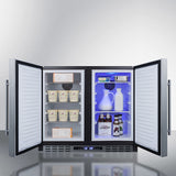 Summit - 36" Wide Built-In Refrigerator-Freezer, ADA Compliant | FFRF36ADA