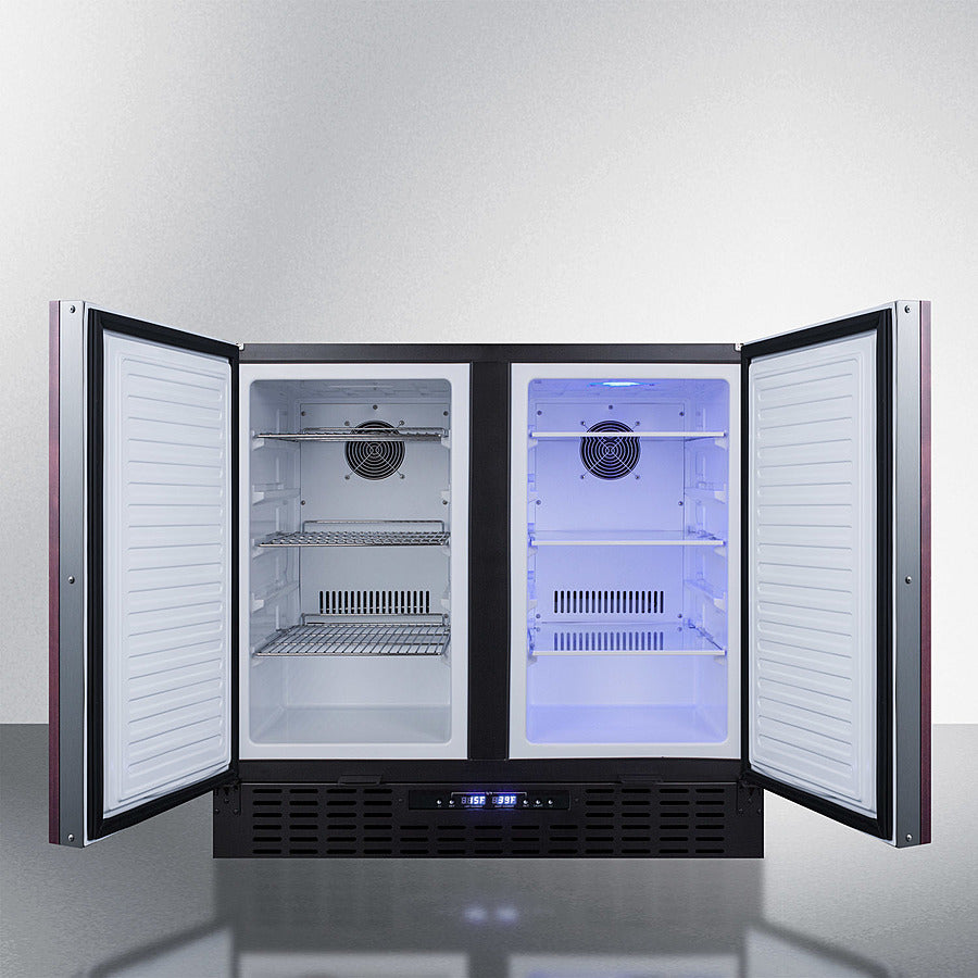 Summit - 36" Wide Built-In Refrigerator-Freezer | FFRF36IF