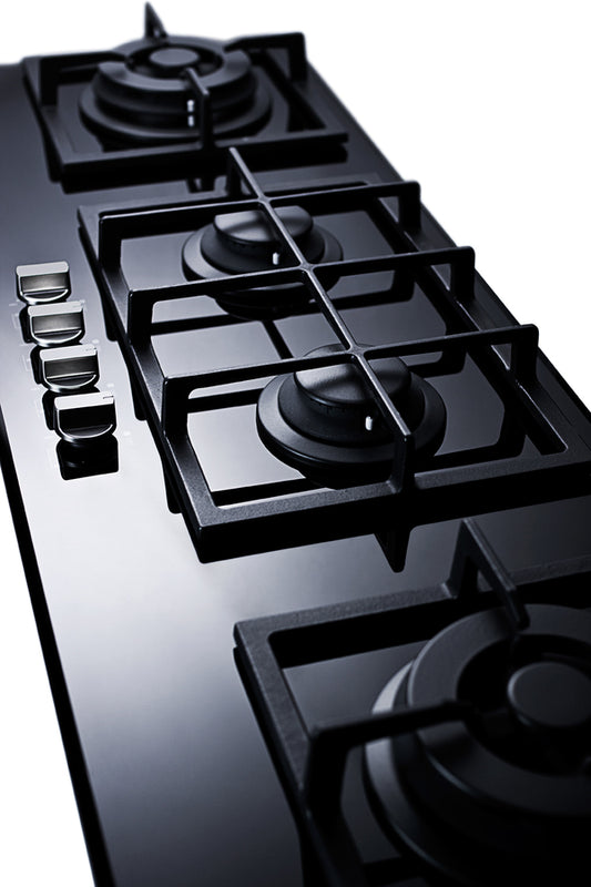 Summit - 44" Wide 4-Burner Gas Cooktop | GC443BGL