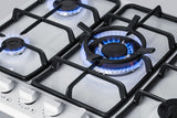 Summit - 30" Wide 5-Burner Gas Cooktop