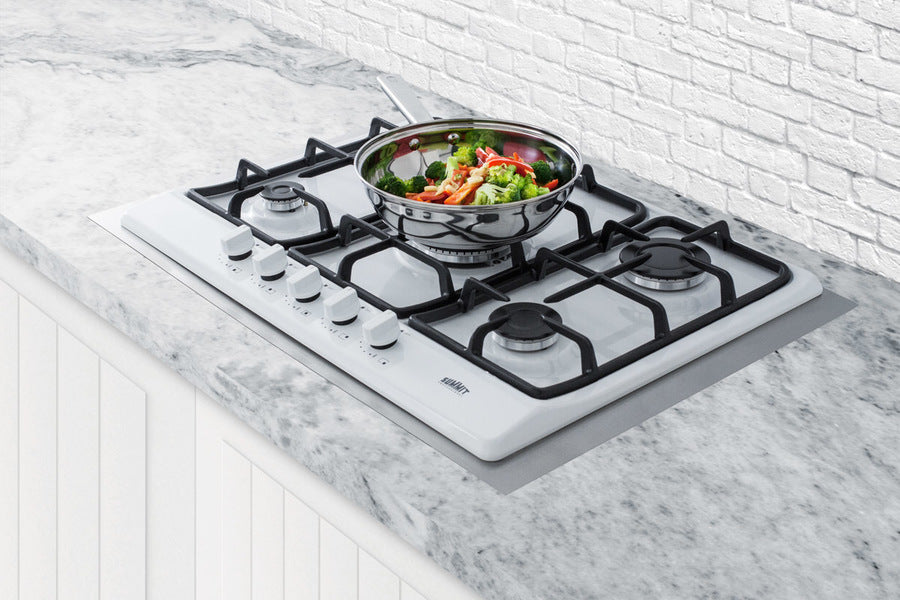 Summit - 30" Wide 5-Burner Gas Cooktop | GC5271WTK30