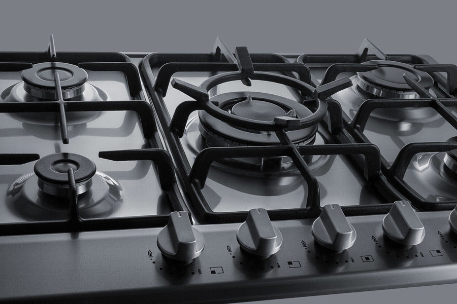 Summit - 27" Wide 5-Burner Gas Cooktop | GC527SS