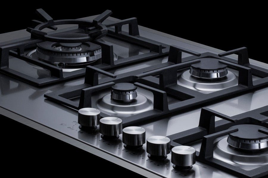 Summit - 36" Wide 5-Burner Propane Gas Cooktop In Stainless Steel 
 | GCJ536SSLPTK