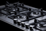 Summit - 34" Wide 5-Burner Gas Cooktop In Stainless Steel 
 | GCJ536SSTK