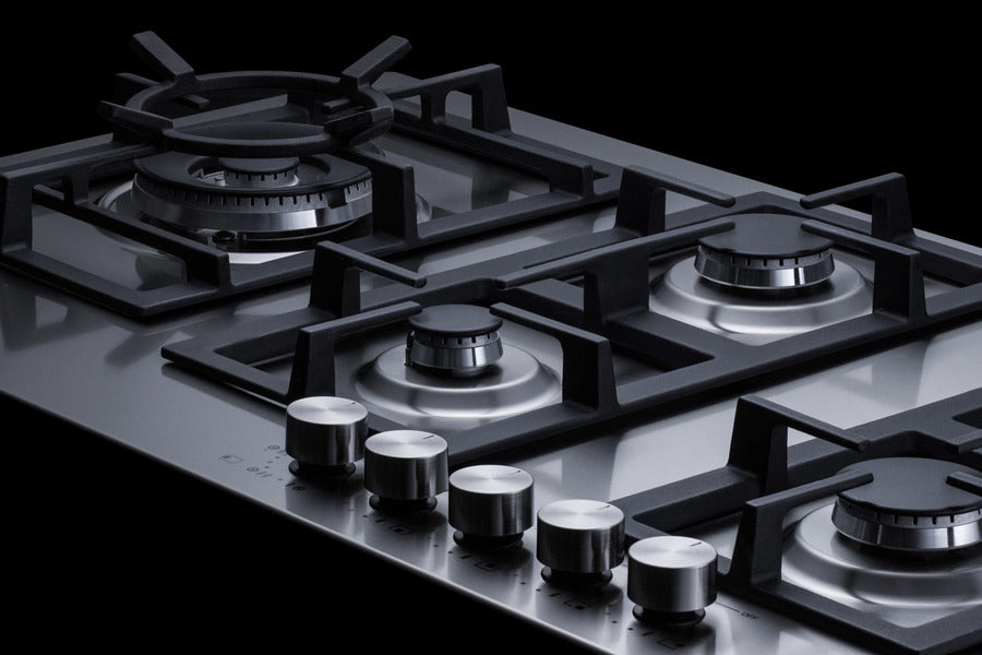 Summit - 34" Wide 5-Burner Propane Gas Cooktop In Stainless Steel 
 | GCJ536SSLP