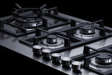 Summit - 34" Wide 5-Burner Gas Cooktop In Stainless Steel 
 | GCJ536SS