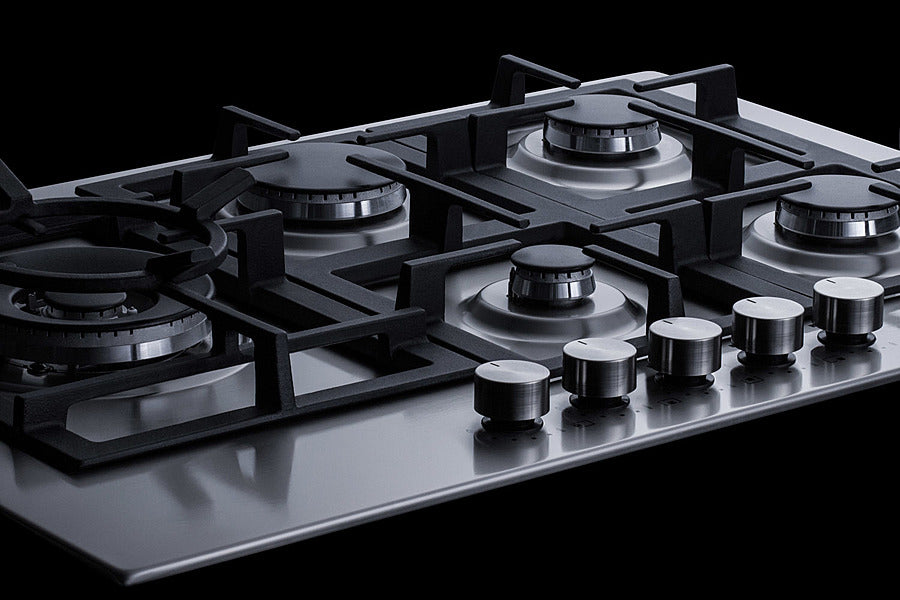 Summit - 30" Wide 5-Burner Gas Cooktop In Stainless Steel 
 | GCJ5SS