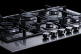 Summit - 30" Wide 5-Burner Propane Gas Cooktop In Stainless Steel 
 | GCJ5SSLP