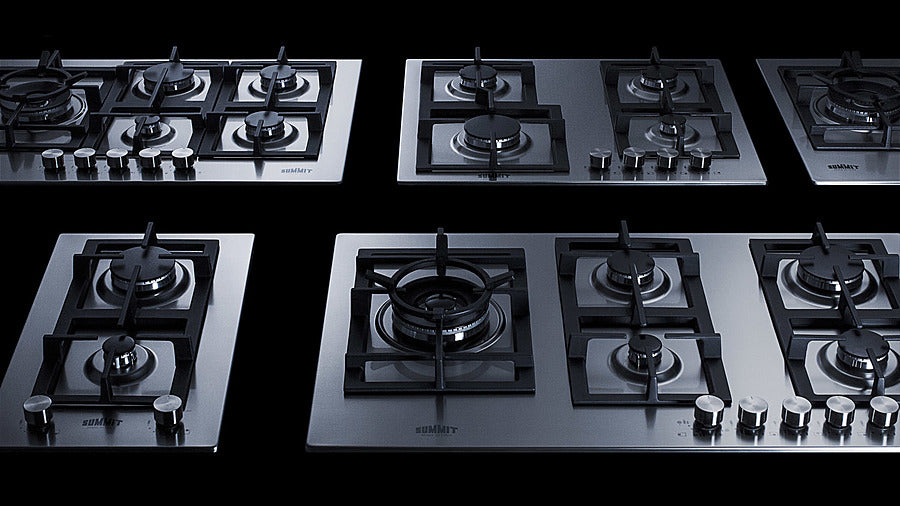 Summit - 12" Wide 1-Burner Gas Cooktop In Stainless Steel  | GCJ1SS