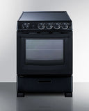 Summit - 24" Wide Over-the-Range Microwave and 24" Wide Electric Smooth-Top Range Bundle