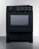 Summit - 24" Wide Electric Smooth-Top Range, 24" Under Cabinet Convertible Range Hood, and 24" Wide Over-the-Range Microwave Bundle