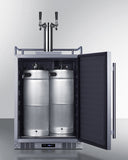 Summit - 24" Wide Built-In Wine Kegerator | SBC682WKDTWIN