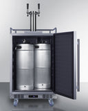 Summit - 24" Wide Built-In Outdoor Beer Kegerator | SBC683OSTWIN