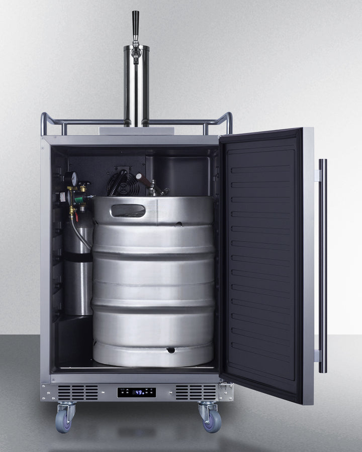 Summit - 24" Wide Built-In Outdoor Beer Kegerator | SBC683OS