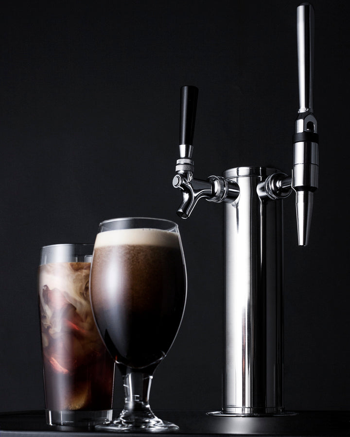 Summit - 24" Wide Built-In Outdoor Cold Brew/Nitro-Infused Coffee Kegerator | SBC696OSCMTWIN
