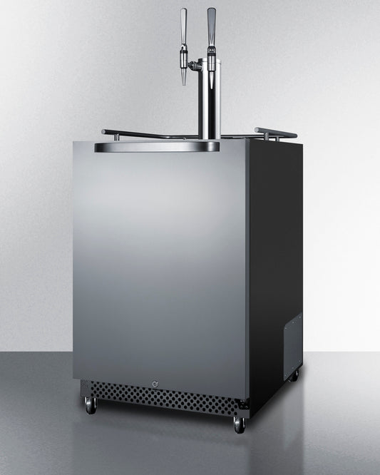 Summit - 24" Wide Built-In Outdoor Nitro-Infused Coffee Kegerator | SBC696OSNCFTWIN