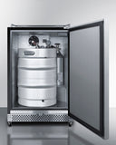 Summit - 24" Wide Built-In Outdoor Kegerator | SBC696OSNK