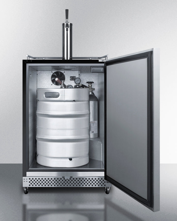 Summit - 24" Wide Built-In Outdoor Kegerator | SBC696OS