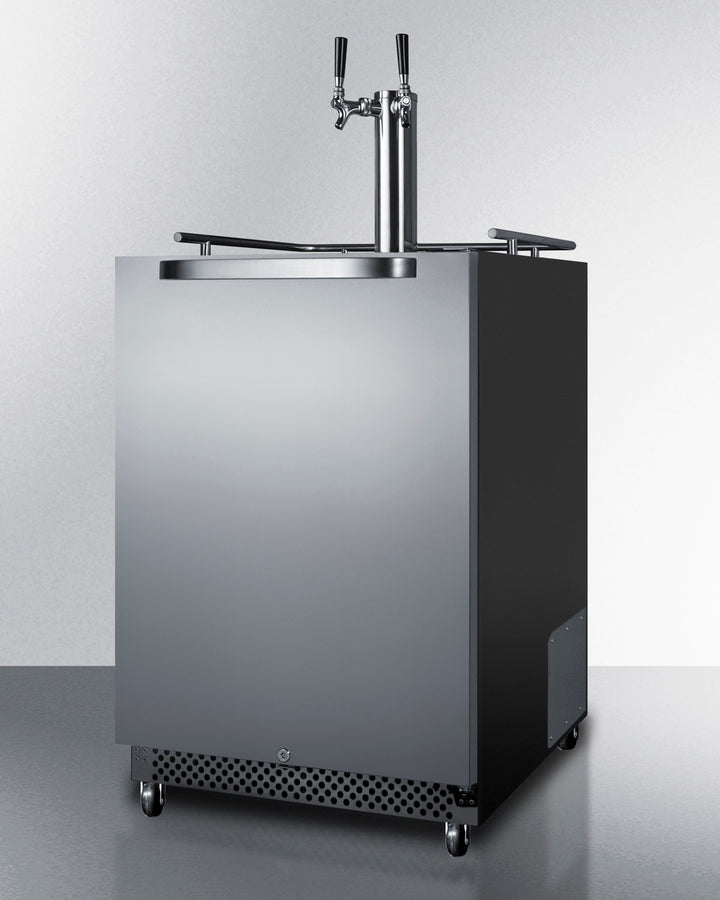 Summit - 24" Wide Built-In Outdoor Kegerator | SBC696OSTWIN