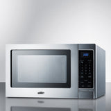 Summit - 24" Wide Electric Smooth-Top Range, 18" Wide Built-In or Freestanding All-Refrigerator, ADA Compliant, and Compact Microwave Bundle