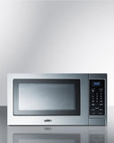 Summit - 24" Wide Electric Smooth-Top Range, 18" Wide Built-In or Freestanding All-Refrigerator, ADA Compliant, and Compact Microwave Bundle