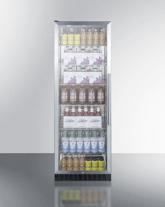 Summit - 24" Wide Beverage Center | SCR1401LHCSS