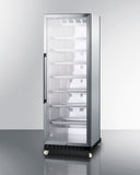 Summit - 24" Wide Mini Reach-In Beverage Center with Dolly | SCR1401RICSS