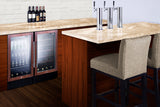 Summit - 18" Wide Built-In Beverage Center (Panel Not Included) | SCR1841BPNR