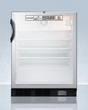 Summit - 24" Wide Built-In All-Refrigerator, ADA Compliant | SCR600BGLBINZADA