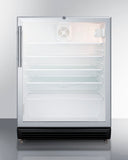 Summit - 24" Wide Beverage Center | SCR600BGLMBL