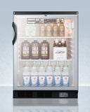 Summit - 24" Wide All-Refrigerator | SCR600BGLNZ