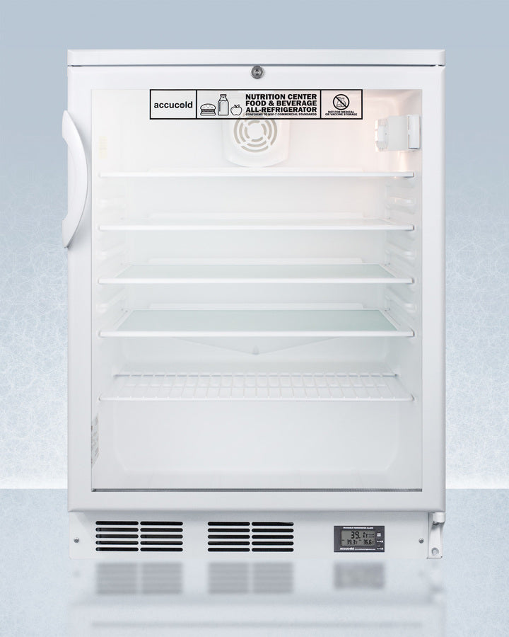 Summit - 24" Wide Built-In Beverage Center | SCR600GLBINZ