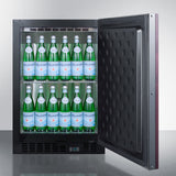 Summit -24" Wide Built-In Beverage Center |  SCR610BLSDIF