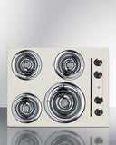 Summit - 24" Wide 4-Burner Coil Cooktop | SEL03