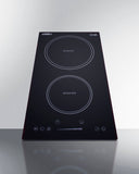 Summit - 12" Wide 208-240V 2-Zone Induction Cooktop | SINC2B230B