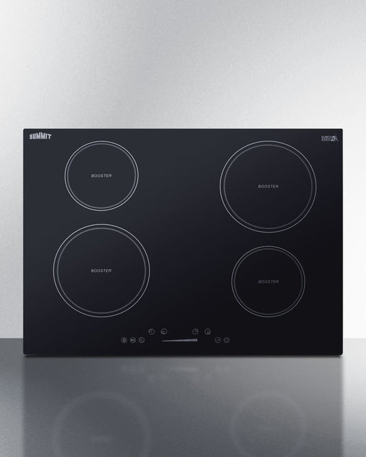 Summit - 30" Wide 208-240V 4-Zone Induction Cooktop | SINC4B301B