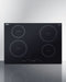 Summit - 30" Wide 208-240V 4-Zone Induction Cooktop | SINC4B301B