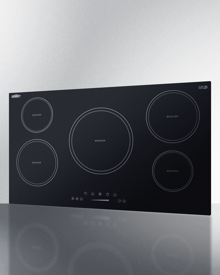 Summit - 36" Wide 208-240V 5-Zone Induction Cooktop | SINC5B36B