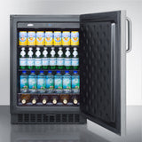 Summit - 24" Wide Built-In All-Refrigerator | FF64BXSSTB