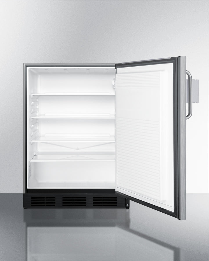 Summit - 24" Wide Outdoor All-Refrigerator, with Speed Rail | SPR7BOSSTSR