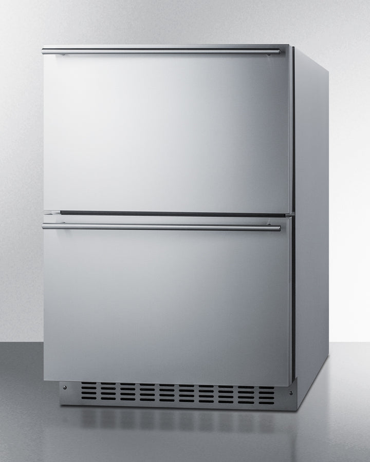 Summit - 24" Wide 2-Drawer Refrigerator-Freezer | SPRF34D