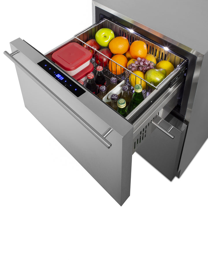 Summit - 24" Wide 2-Drawer Refrigerator-Freezer | SPRF34D