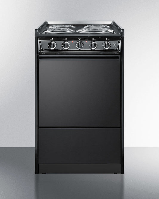 Summit - 20" Wide Electric Coil Range | TEM110CR