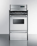 Summit - 20" Wide Electric Coil Range and Commercial Microwave Bundle