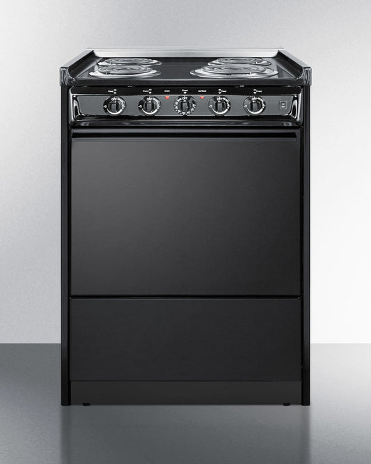 Summit - 24" Wide Electric Coil Range | TEM610CR