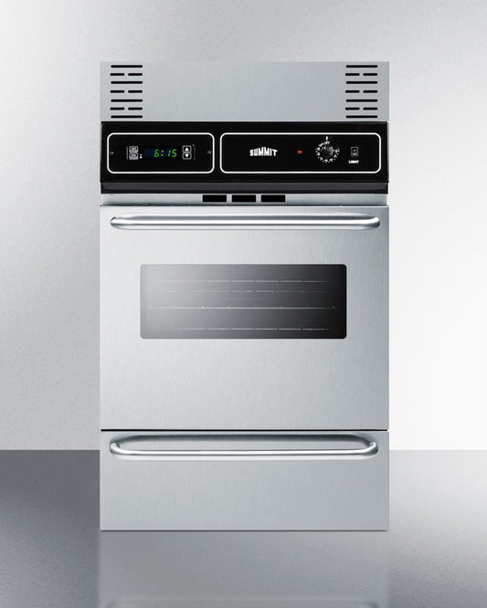 Summit - 24" Wide Electric Wall Oven | TEM721BKW