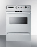 Summit - 15" Wide Built-In All-Refrigerator and 24" Wide Electric Wall Oven Bundle