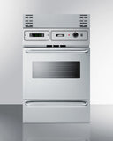 Summit - 15" Wide Built-In All-Refrigerator and 24" Wide Electric Wall Oven Bundle